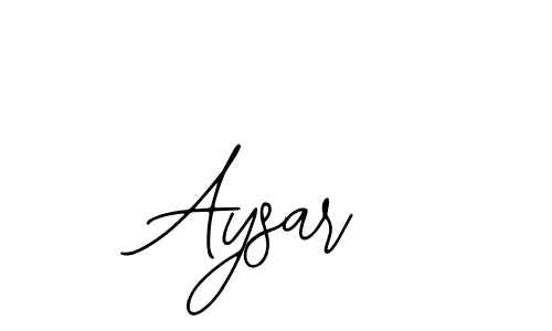 You should practise on your own different ways (Bearetta-2O07w) to write your name (Aysar) in signature. don't let someone else do it for you. Aysar signature style 12 images and pictures png