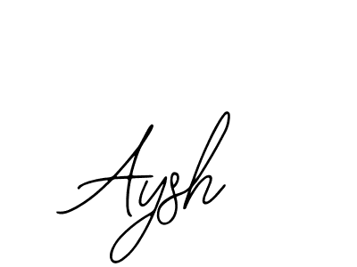 Make a beautiful signature design for name Aysh. Use this online signature maker to create a handwritten signature for free. Aysh signature style 12 images and pictures png