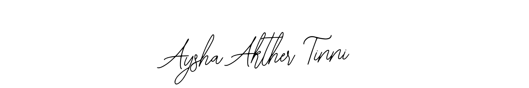 Design your own signature with our free online signature maker. With this signature software, you can create a handwritten (Bearetta-2O07w) signature for name Aysha Akther Tinni. Aysha Akther Tinni signature style 12 images and pictures png