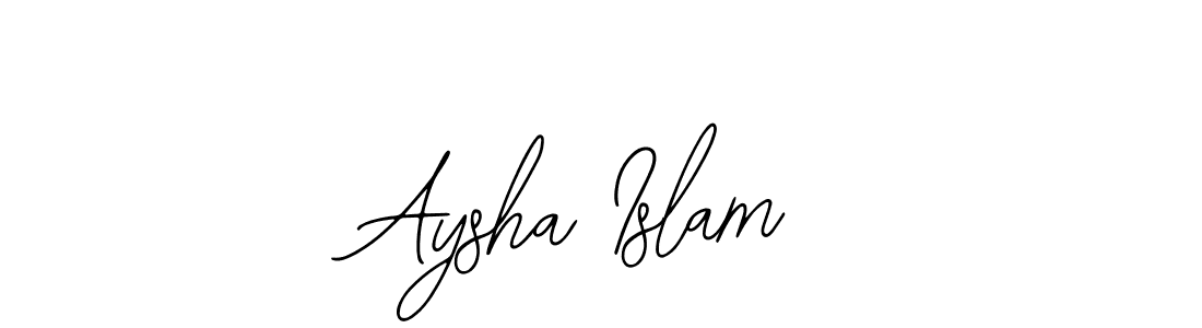 Once you've used our free online signature maker to create your best signature Bearetta-2O07w style, it's time to enjoy all of the benefits that Aysha Islam name signing documents. Aysha Islam signature style 12 images and pictures png