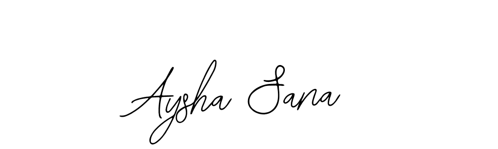 Create a beautiful signature design for name Aysha Sana. With this signature (Bearetta-2O07w) fonts, you can make a handwritten signature for free. Aysha Sana signature style 12 images and pictures png