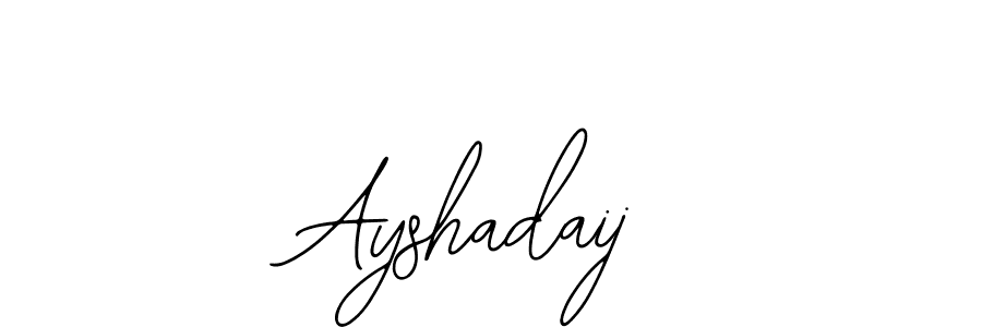 Similarly Bearetta-2O07w is the best handwritten signature design. Signature creator online .You can use it as an online autograph creator for name Ayshadaij. Ayshadaij signature style 12 images and pictures png