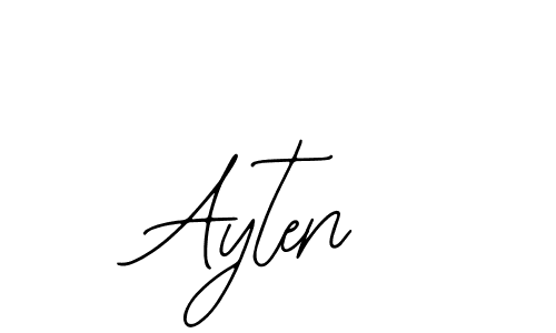 Design your own signature with our free online signature maker. With this signature software, you can create a handwritten (Bearetta-2O07w) signature for name Ayten. Ayten signature style 12 images and pictures png