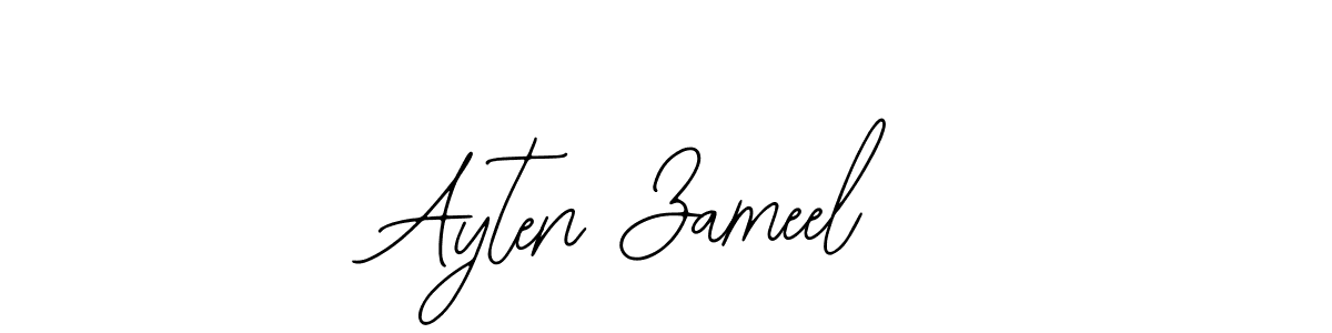 Also You can easily find your signature by using the search form. We will create Ayten Zameel name handwritten signature images for you free of cost using Bearetta-2O07w sign style. Ayten Zameel signature style 12 images and pictures png