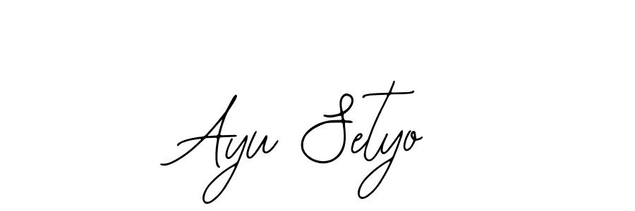 Make a short Ayu Setyo signature style. Manage your documents anywhere anytime using Bearetta-2O07w. Create and add eSignatures, submit forms, share and send files easily. Ayu Setyo signature style 12 images and pictures png