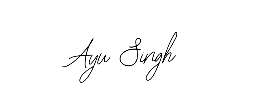 Also You can easily find your signature by using the search form. We will create Ayu Singh name handwritten signature images for you free of cost using Bearetta-2O07w sign style. Ayu Singh signature style 12 images and pictures png