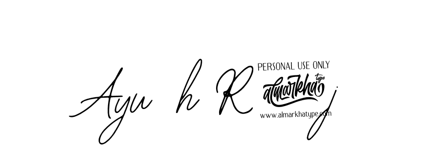How to make Ayu5h R4j name signature. Use Bearetta-2O07w style for creating short signs online. This is the latest handwritten sign. Ayu5h R4j signature style 12 images and pictures png