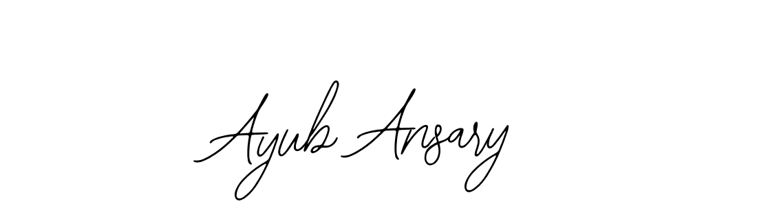 Ayub Ansary stylish signature style. Best Handwritten Sign (Bearetta-2O07w) for my name. Handwritten Signature Collection Ideas for my name Ayub Ansary. Ayub Ansary signature style 12 images and pictures png