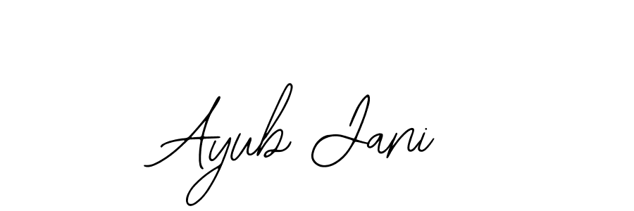 Also we have Ayub Jani name is the best signature style. Create professional handwritten signature collection using Bearetta-2O07w autograph style. Ayub Jani signature style 12 images and pictures png