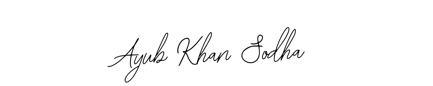 Create a beautiful signature design for name Ayub Khan Sodha. With this signature (Bearetta-2O07w) fonts, you can make a handwritten signature for free. Ayub Khan Sodha signature style 12 images and pictures png