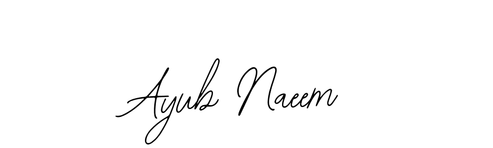 How to make Ayub Naeem signature? Bearetta-2O07w is a professional autograph style. Create handwritten signature for Ayub Naeem name. Ayub Naeem signature style 12 images and pictures png