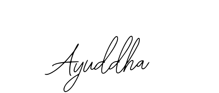 How to make Ayuddha name signature. Use Bearetta-2O07w style for creating short signs online. This is the latest handwritten sign. Ayuddha signature style 12 images and pictures png