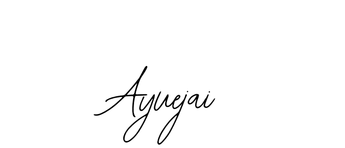 Design your own signature with our free online signature maker. With this signature software, you can create a handwritten (Bearetta-2O07w) signature for name Ayuejai. Ayuejai signature style 12 images and pictures png