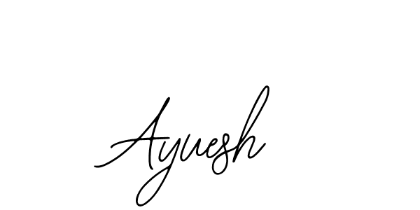 You should practise on your own different ways (Bearetta-2O07w) to write your name (Ayuesh) in signature. don't let someone else do it for you. Ayuesh signature style 12 images and pictures png