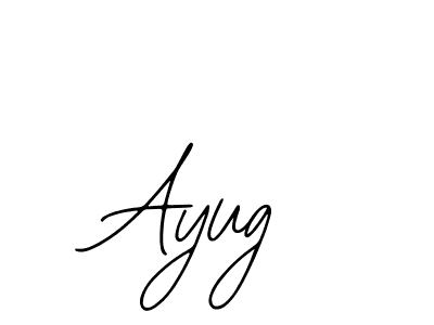 How to make Ayug signature? Bearetta-2O07w is a professional autograph style. Create handwritten signature for Ayug name. Ayug signature style 12 images and pictures png