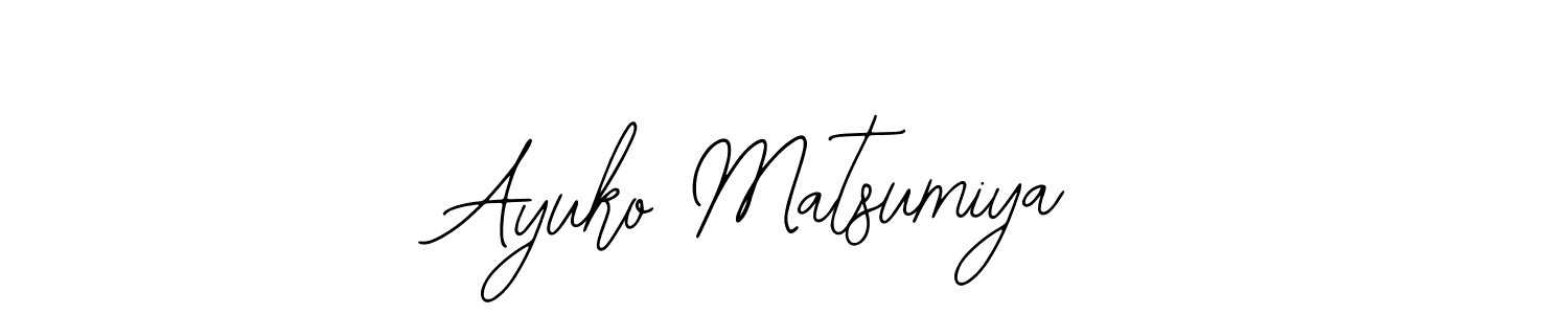 Similarly Bearetta-2O07w is the best handwritten signature design. Signature creator online .You can use it as an online autograph creator for name Ayuko Matsumiya. Ayuko Matsumiya signature style 12 images and pictures png