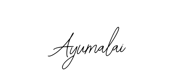 You should practise on your own different ways (Bearetta-2O07w) to write your name (Ayumalai) in signature. don't let someone else do it for you. Ayumalai signature style 12 images and pictures png