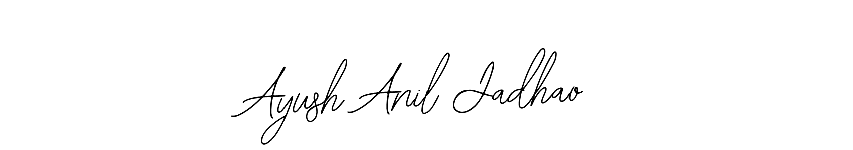 How to make Ayush Anil Jadhao name signature. Use Bearetta-2O07w style for creating short signs online. This is the latest handwritten sign. Ayush Anil Jadhao signature style 12 images and pictures png