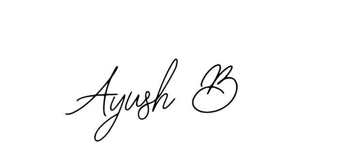 if you are searching for the best signature style for your name Ayush B. so please give up your signature search. here we have designed multiple signature styles  using Bearetta-2O07w. Ayush B signature style 12 images and pictures png