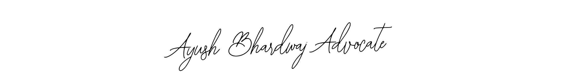 Design your own signature with our free online signature maker. With this signature software, you can create a handwritten (Bearetta-2O07w) signature for name Ayush Bhardwaj Advocate. Ayush Bhardwaj Advocate signature style 12 images and pictures png