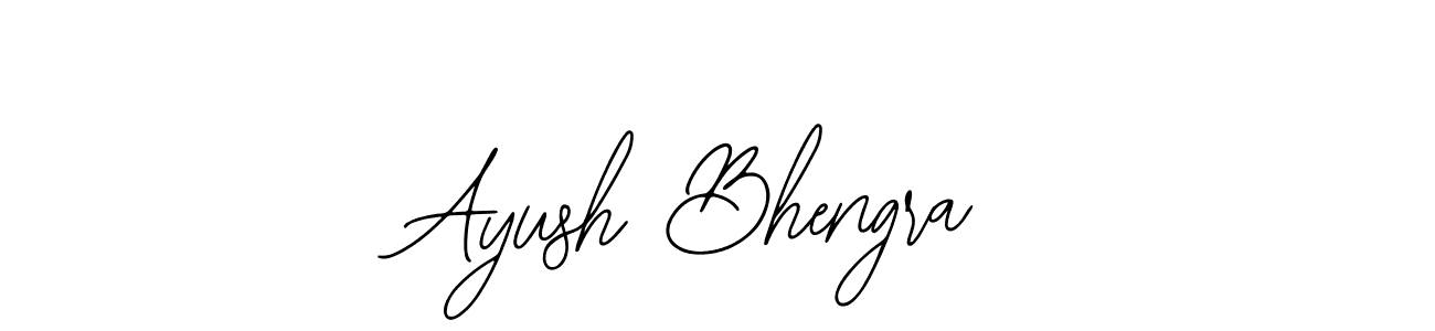 Make a beautiful signature design for name Ayush Bhengra. With this signature (Bearetta-2O07w) style, you can create a handwritten signature for free. Ayush Bhengra signature style 12 images and pictures png