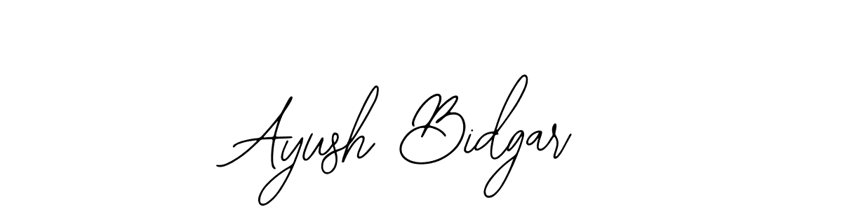 Use a signature maker to create a handwritten signature online. With this signature software, you can design (Bearetta-2O07w) your own signature for name Ayush Bidgar. Ayush Bidgar signature style 12 images and pictures png