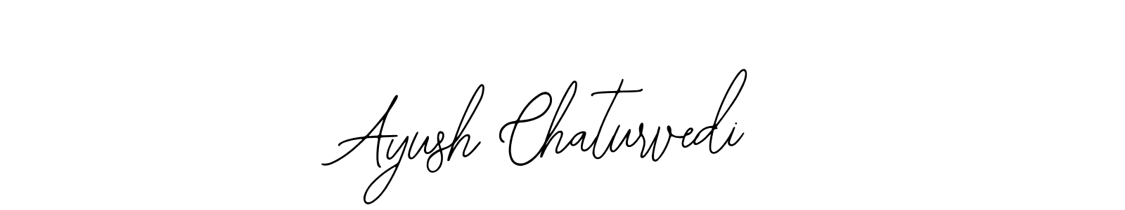 How to make Ayush Chaturvedi name signature. Use Bearetta-2O07w style for creating short signs online. This is the latest handwritten sign. Ayush Chaturvedi signature style 12 images and pictures png