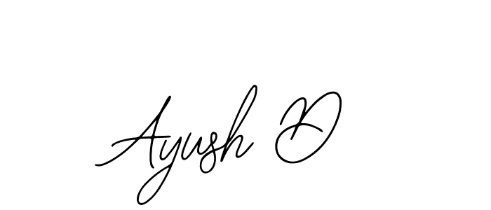 Ayush D stylish signature style. Best Handwritten Sign (Bearetta-2O07w) for my name. Handwritten Signature Collection Ideas for my name Ayush D. Ayush D signature style 12 images and pictures png