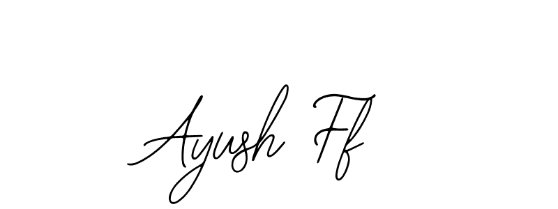 Design your own signature with our free online signature maker. With this signature software, you can create a handwritten (Bearetta-2O07w) signature for name Ayush Ff. Ayush Ff signature style 12 images and pictures png