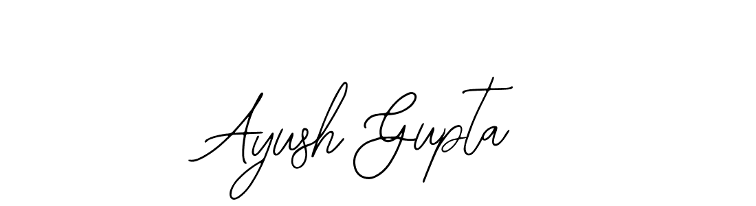 The best way (Bearetta-2O07w) to make a short signature is to pick only two or three words in your name. The name Ayush Gupta include a total of six letters. For converting this name. Ayush Gupta signature style 12 images and pictures png