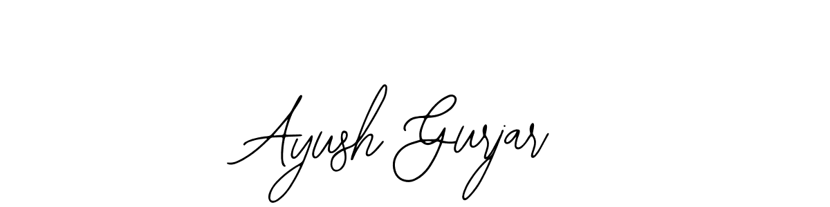 Create a beautiful signature design for name Ayush Gurjar. With this signature (Bearetta-2O07w) fonts, you can make a handwritten signature for free. Ayush Gurjar signature style 12 images and pictures png