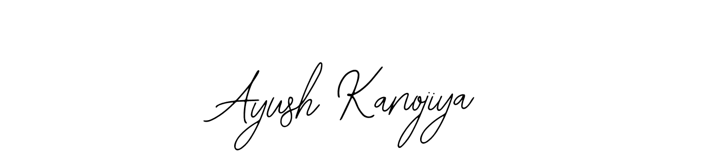 How to make Ayush Kanojiya name signature. Use Bearetta-2O07w style for creating short signs online. This is the latest handwritten sign. Ayush Kanojiya signature style 12 images and pictures png