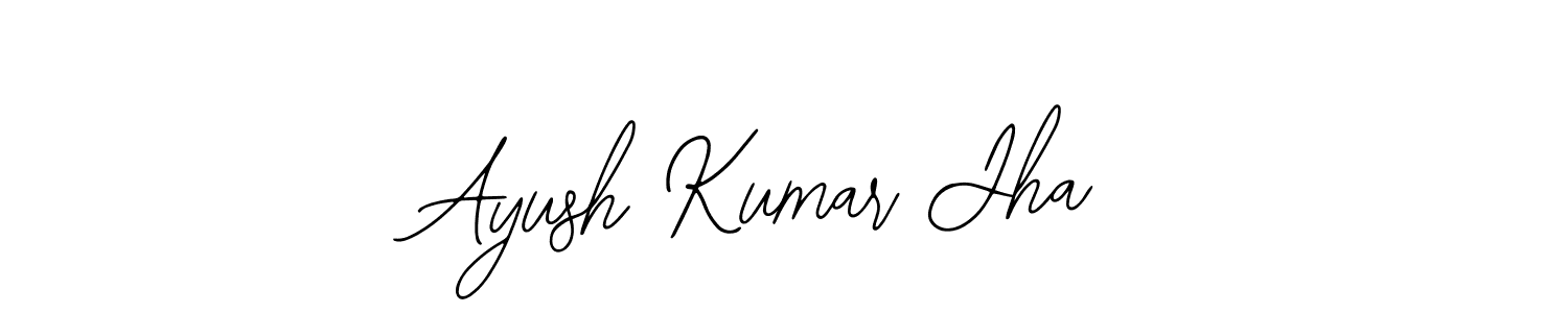 Similarly Bearetta-2O07w is the best handwritten signature design. Signature creator online .You can use it as an online autograph creator for name Ayush Kumar Jha. Ayush Kumar Jha signature style 12 images and pictures png