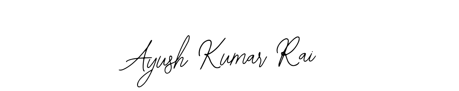 Use a signature maker to create a handwritten signature online. With this signature software, you can design (Bearetta-2O07w) your own signature for name Ayush Kumar Rai. Ayush Kumar Rai signature style 12 images and pictures png