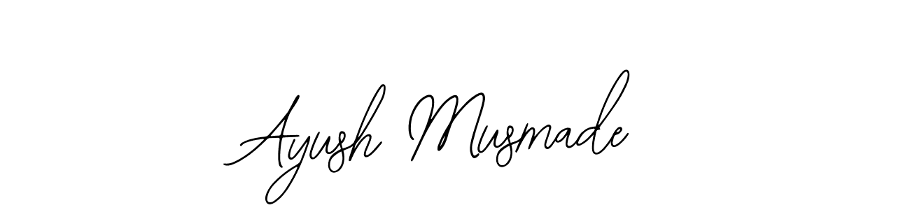 Create a beautiful signature design for name Ayush Musmade. With this signature (Bearetta-2O07w) fonts, you can make a handwritten signature for free. Ayush Musmade signature style 12 images and pictures png