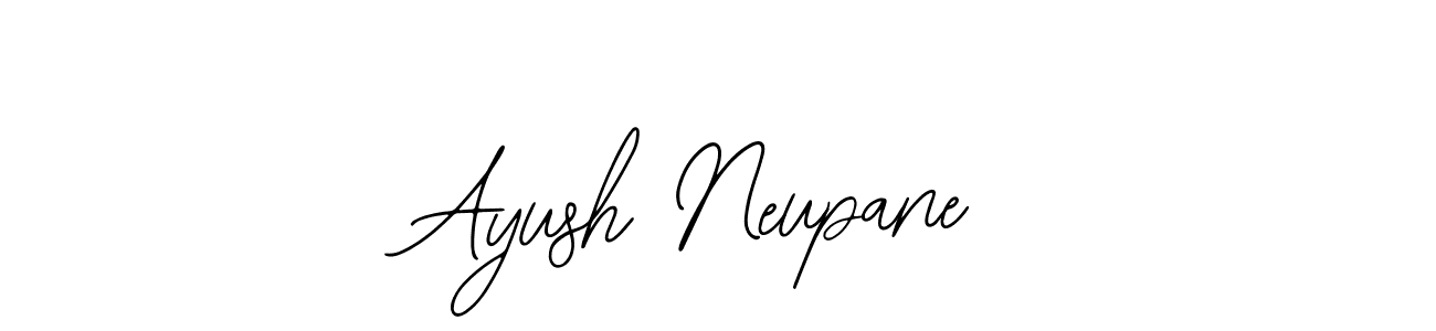 Also we have Ayush Neupane name is the best signature style. Create professional handwritten signature collection using Bearetta-2O07w autograph style. Ayush Neupane signature style 12 images and pictures png