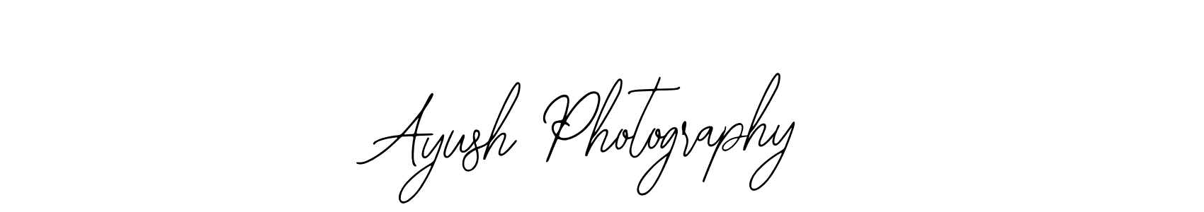 Design your own signature with our free online signature maker. With this signature software, you can create a handwritten (Bearetta-2O07w) signature for name Ayush Photography. Ayush Photography signature style 12 images and pictures png