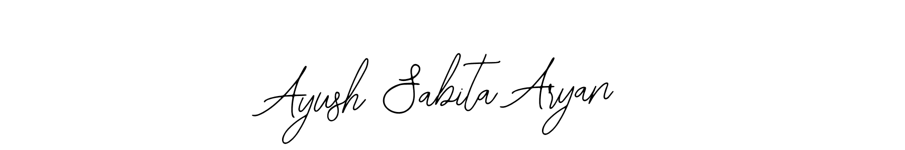 You can use this online signature creator to create a handwritten signature for the name Ayush Sabita Aryan. This is the best online autograph maker. Ayush Sabita Aryan signature style 12 images and pictures png