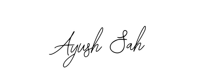 Create a beautiful signature design for name Ayush Sah. With this signature (Bearetta-2O07w) fonts, you can make a handwritten signature for free. Ayush Sah signature style 12 images and pictures png