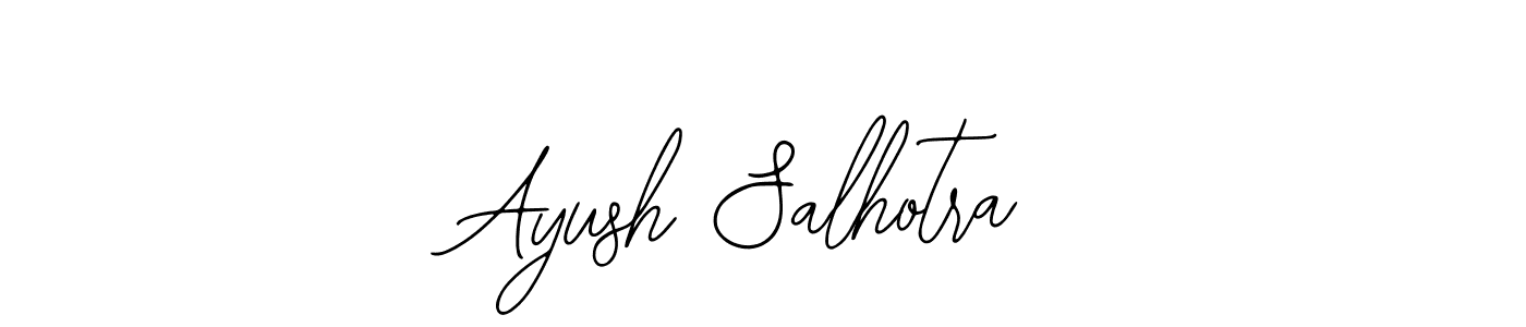 Design your own signature with our free online signature maker. With this signature software, you can create a handwritten (Bearetta-2O07w) signature for name Ayush Salhotra. Ayush Salhotra signature style 12 images and pictures png