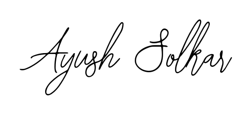 Designed for modern professionals: Ayush Solkar name signature crafted with Bearetta-2O07w script. Ready for digital PDF workflows. Ayush Solkar signature style 12 images and pictures png