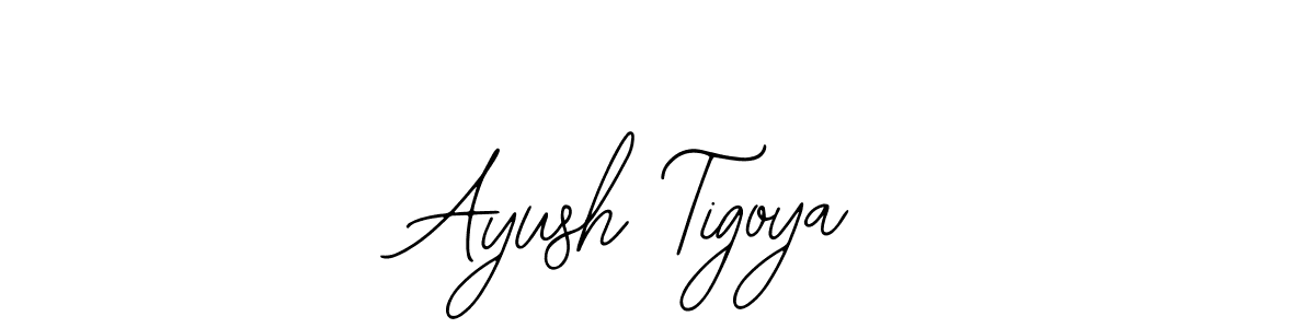 Also we have Ayush Tigoya name is the best signature style. Create professional handwritten signature collection using Bearetta-2O07w autograph style. Ayush Tigoya signature style 12 images and pictures png