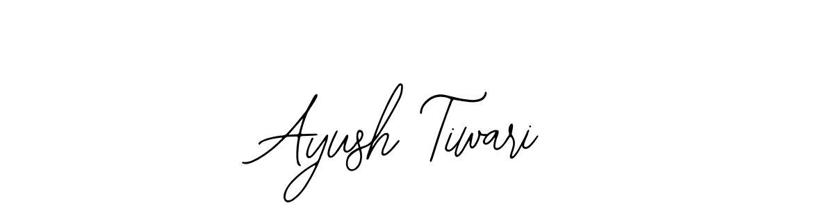 The best way (Bearetta-2O07w) to make a short signature is to pick only two or three words in your name. The name Ayush Tiwari include a total of six letters. For converting this name. Ayush Tiwari signature style 12 images and pictures png