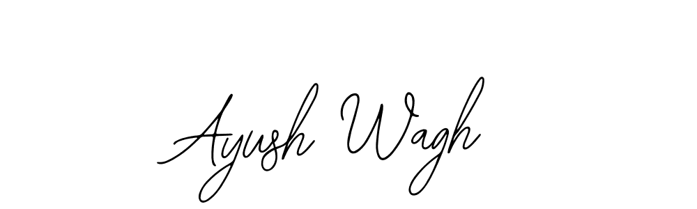 How to make Ayush Wagh signature? Bearetta-2O07w is a professional autograph style. Create handwritten signature for Ayush Wagh name. Ayush Wagh signature style 12 images and pictures png