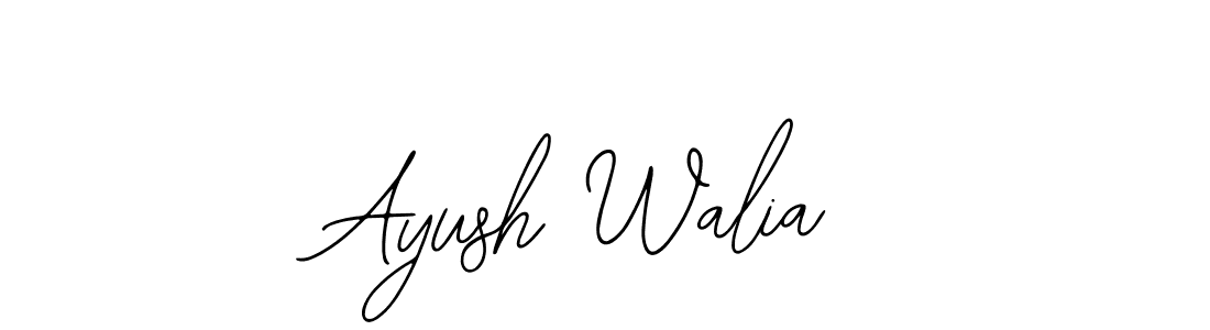 The best way (Bearetta-2O07w) to make a short signature is to pick only two or three words in your name. The name Ayush Walia include a total of six letters. For converting this name. Ayush Walia signature style 12 images and pictures png