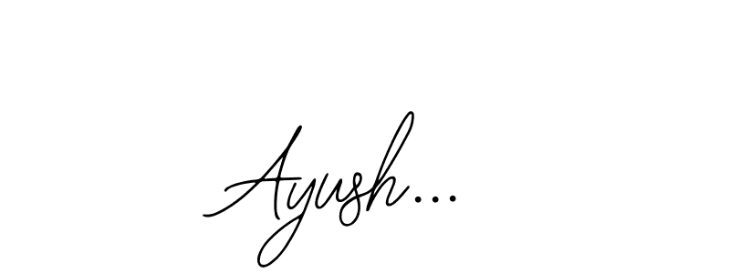 You should practise on your own different ways (Bearetta-2O07w) to write your name (Ayush...) in signature. don't let someone else do it for you. Ayush... signature style 12 images and pictures png