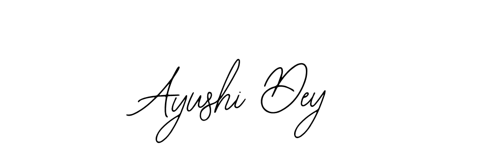 Also You can easily find your signature by using the search form. We will create Ayushi Dey name handwritten signature images for you free of cost using Bearetta-2O07w sign style. Ayushi Dey signature style 12 images and pictures png