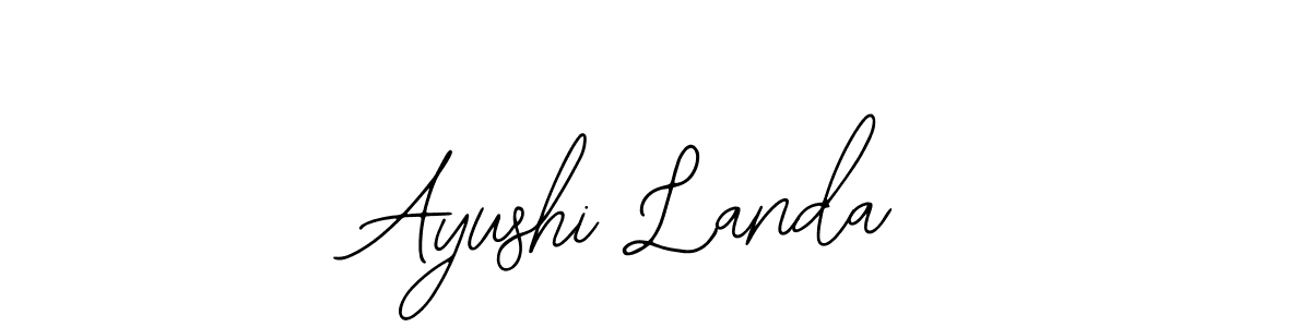 Check out images of Autograph of Ayushi Landa name. Actor Ayushi Landa Signature Style. Bearetta-2O07w is a professional sign style online. Ayushi Landa signature style 12 images and pictures png