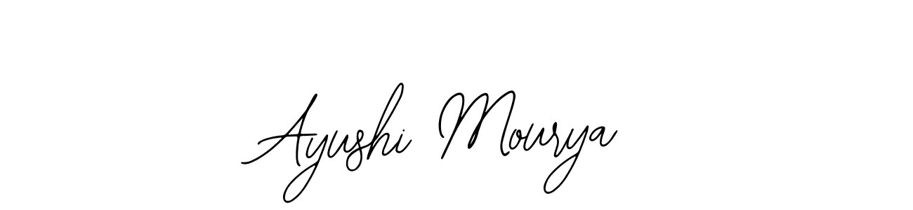 Make a short Ayushi Mourya signature style. Manage your documents anywhere anytime using Bearetta-2O07w. Create and add eSignatures, submit forms, share and send files easily. Ayushi Mourya signature style 12 images and pictures png