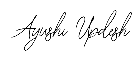 A dynamic signature style for Ayushi Updesh using Bearetta-2O07w script. Designed to look authentic, handwritten, and professional. Ayushi Updesh signature style 12 images and pictures png